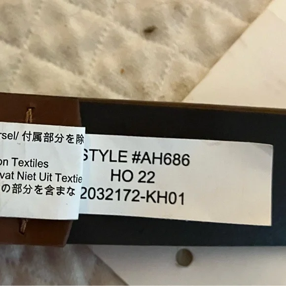 J Crew Classic brown leather, brass buckle dress belt M/L 36” preppy core - Picture 5 of 9